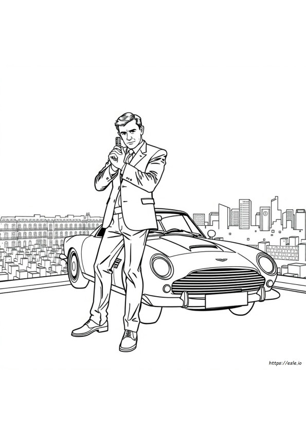 James Bond Kleurplaten
