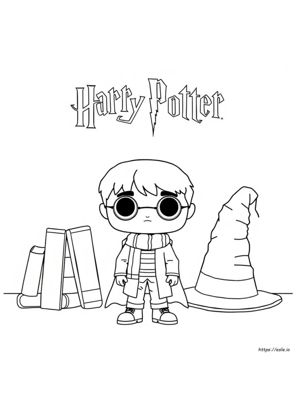 Yazdırılabilir Harry Potter Funko Pop Boyama Sayfaları