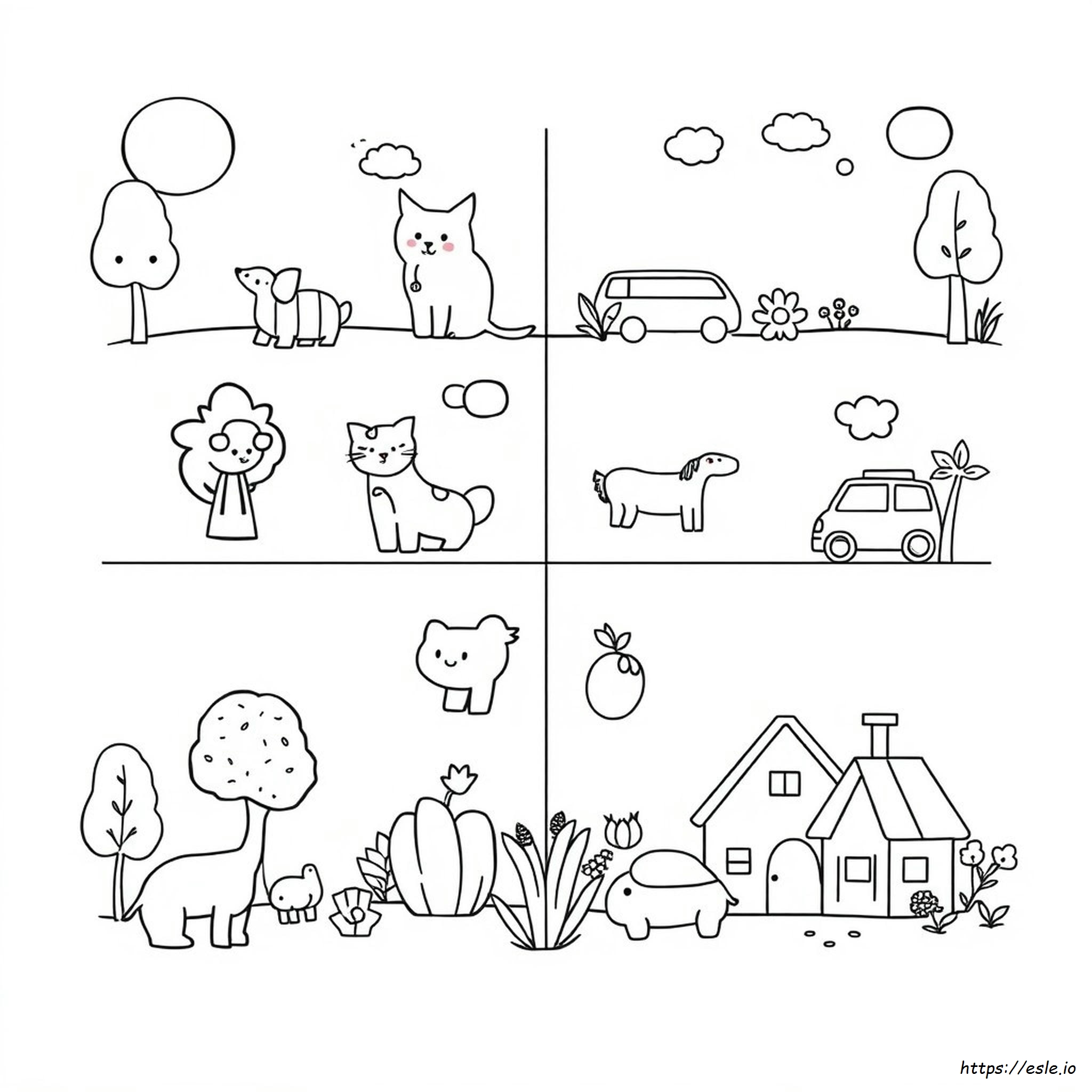 4X4 Colouring In