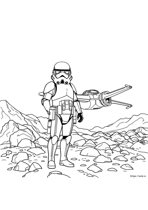 Coloriage Stormtrooper Star Wars