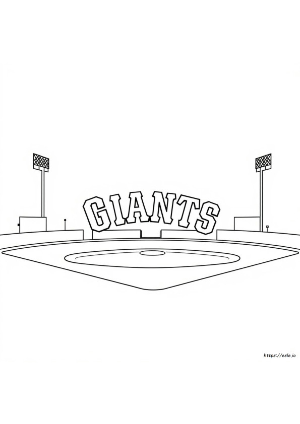 Kolorowanki Z Logo San Francisco Giants