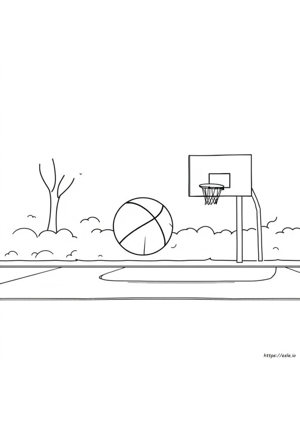 Coloriage Basket