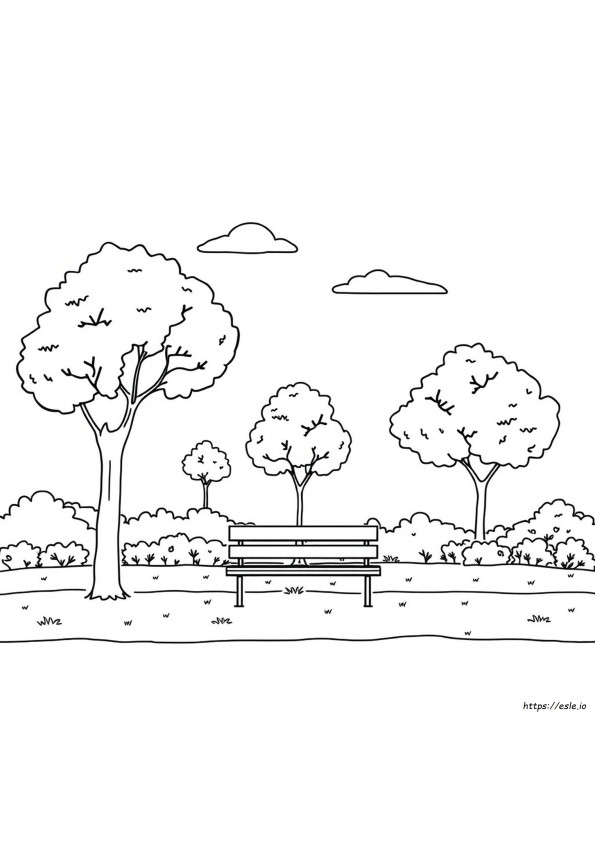 Desenhos De Parque Para Colorir