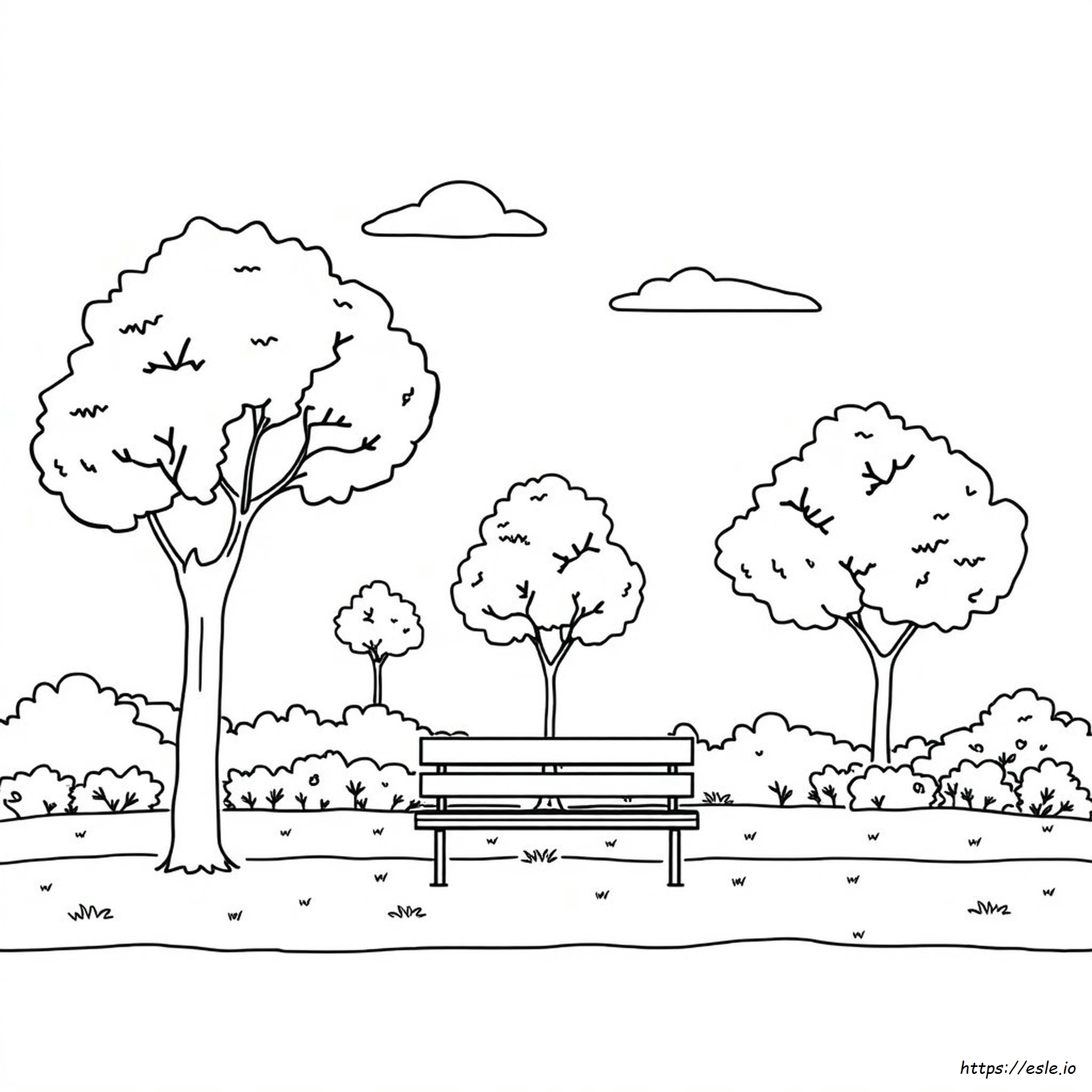 Colouring Pages Of Park