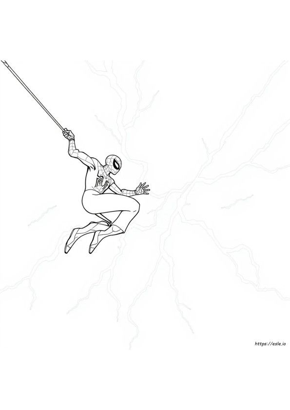 Kolorowanki Spider-Man Electro