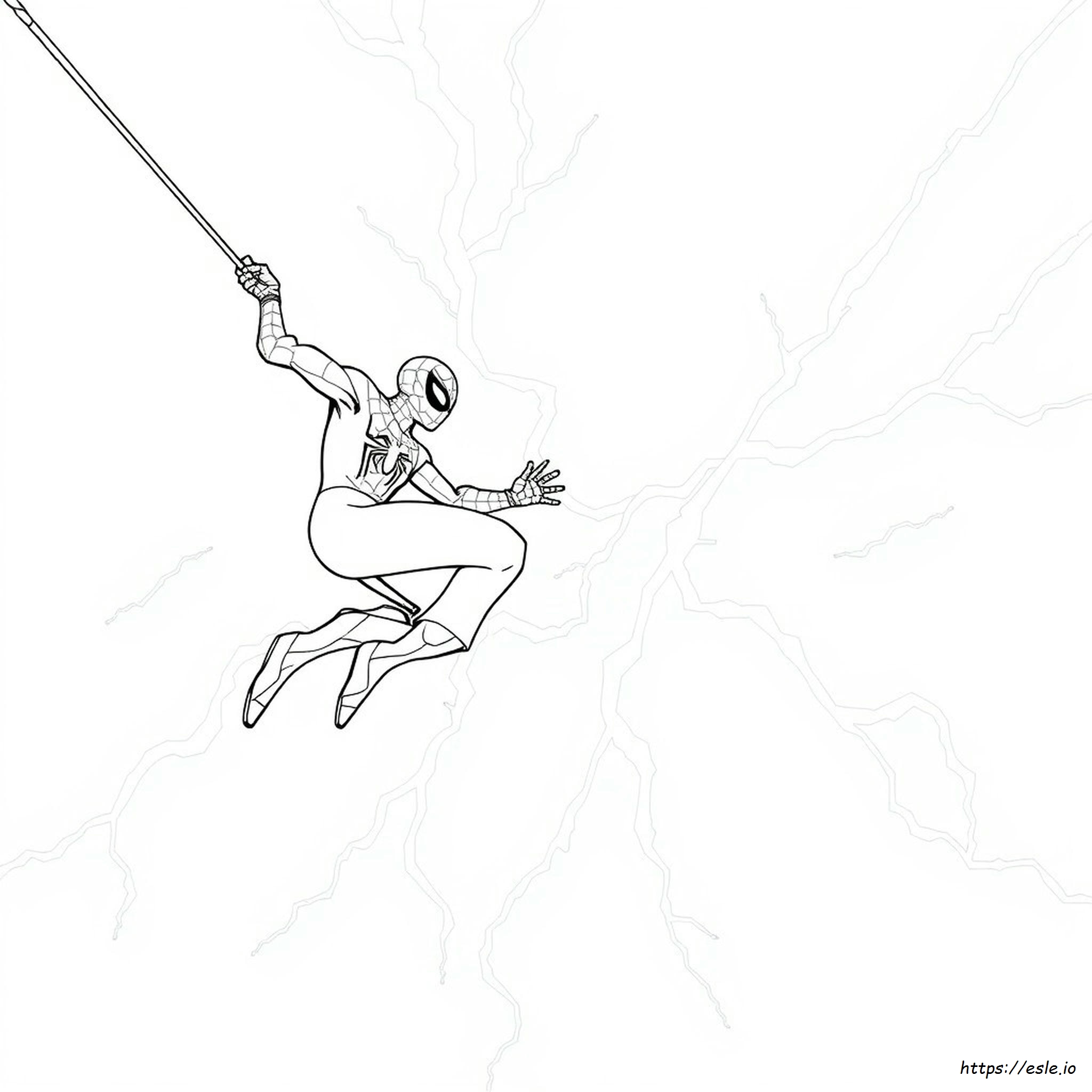 Spider Man Electro Coloring Pages