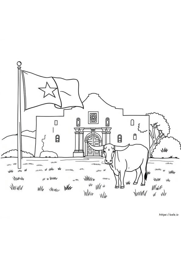 Texas Kleurplaat
