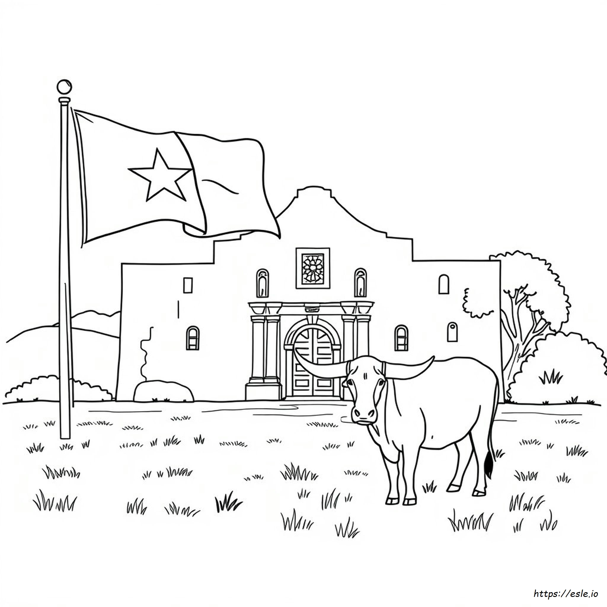 Coloring Page Of Texas