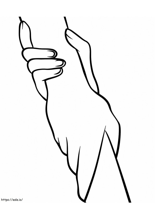 Helping Hands coloring page