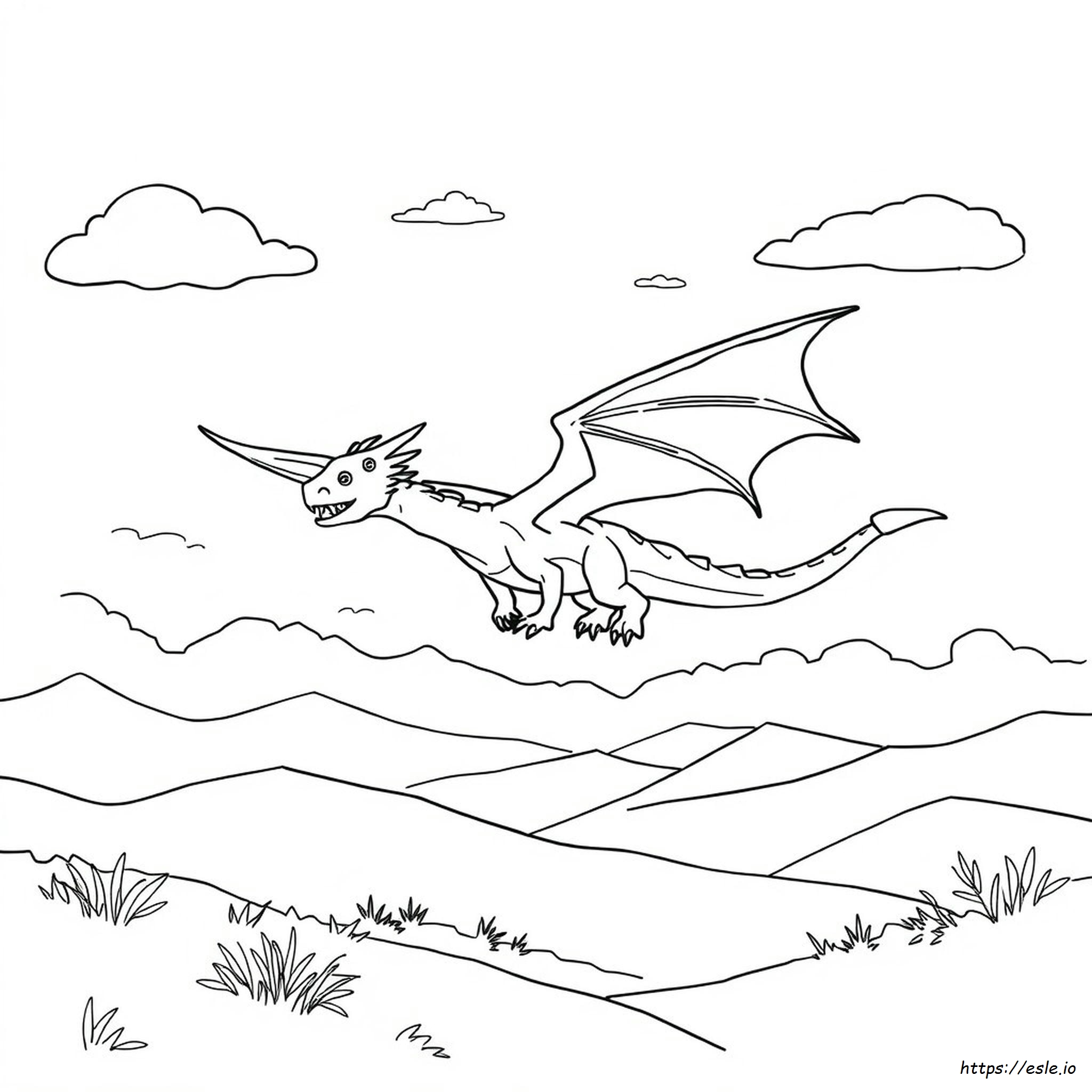 Free Coloring Pages Of Dragons To Print