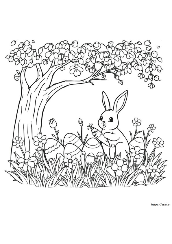 Easter Eggs Coloring Pages