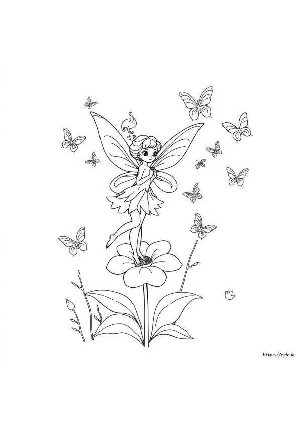 Fairy Coloring Pages For Adults Free
