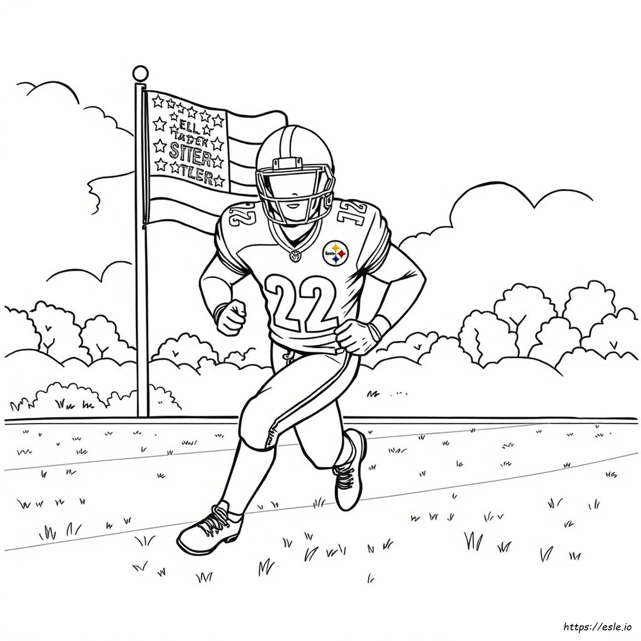 Coloriages Gratuits Des Pittsburgh Steelers