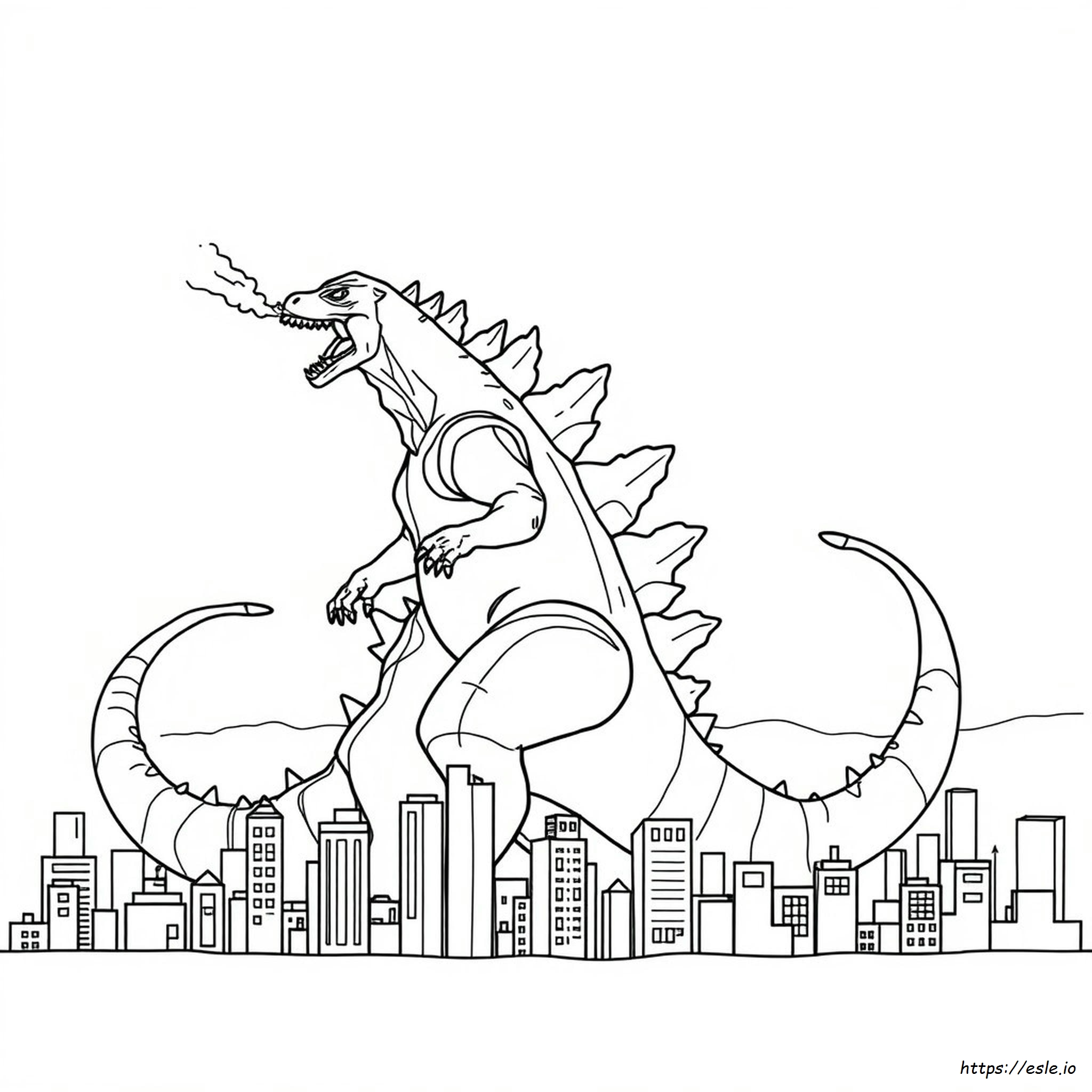 How To Color Godzilla