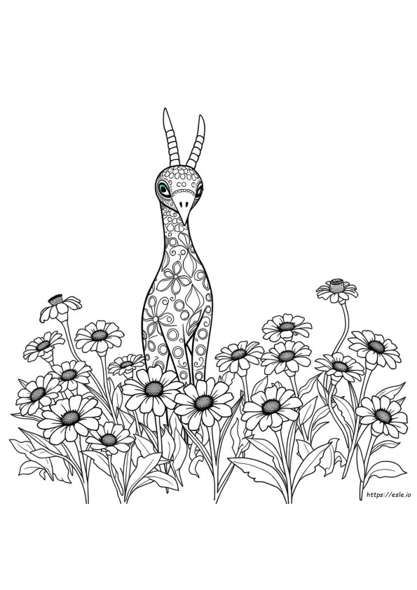 Coloriage Coco Alebrijes