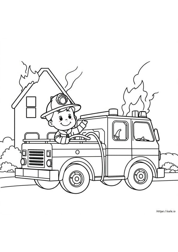 Feuerwehrmann Sam Ausmalbilder Für Vorschulkinder