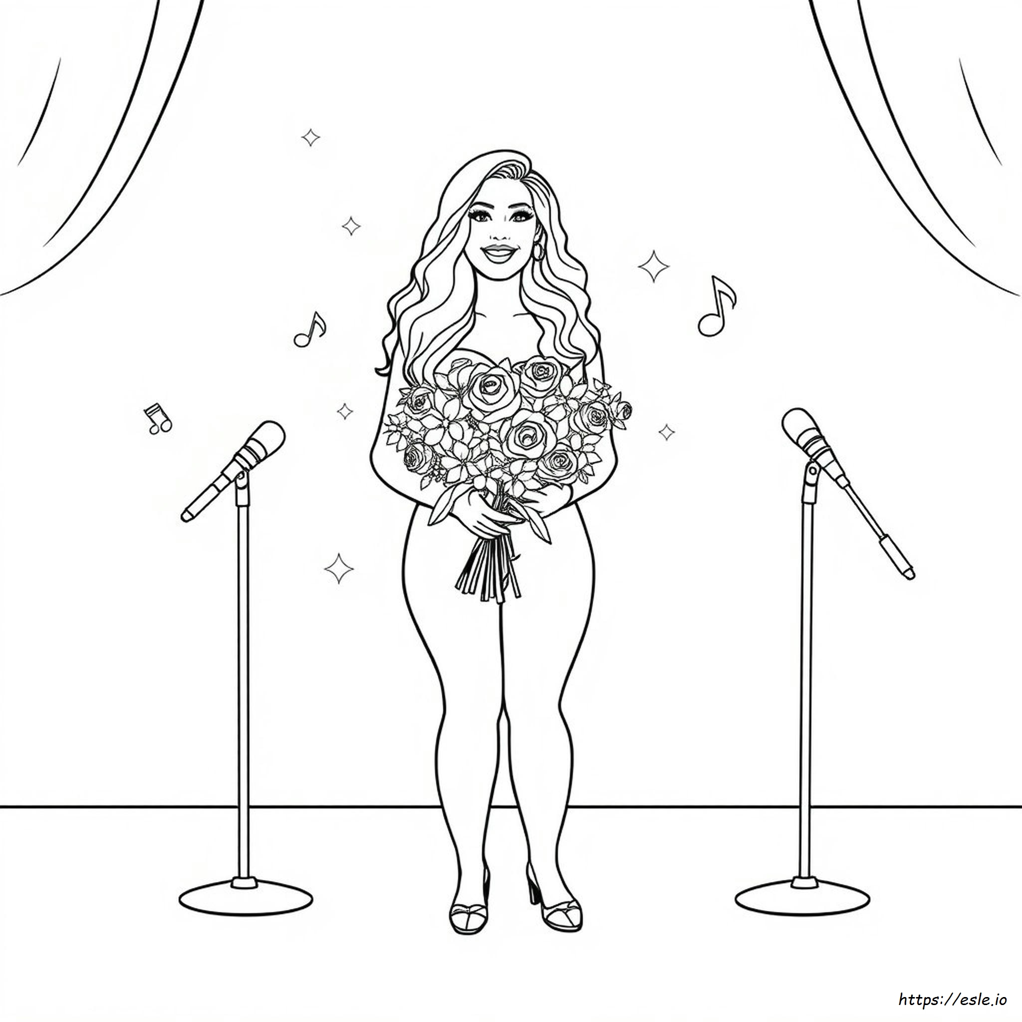 Jenni Rivera Coloring Pages