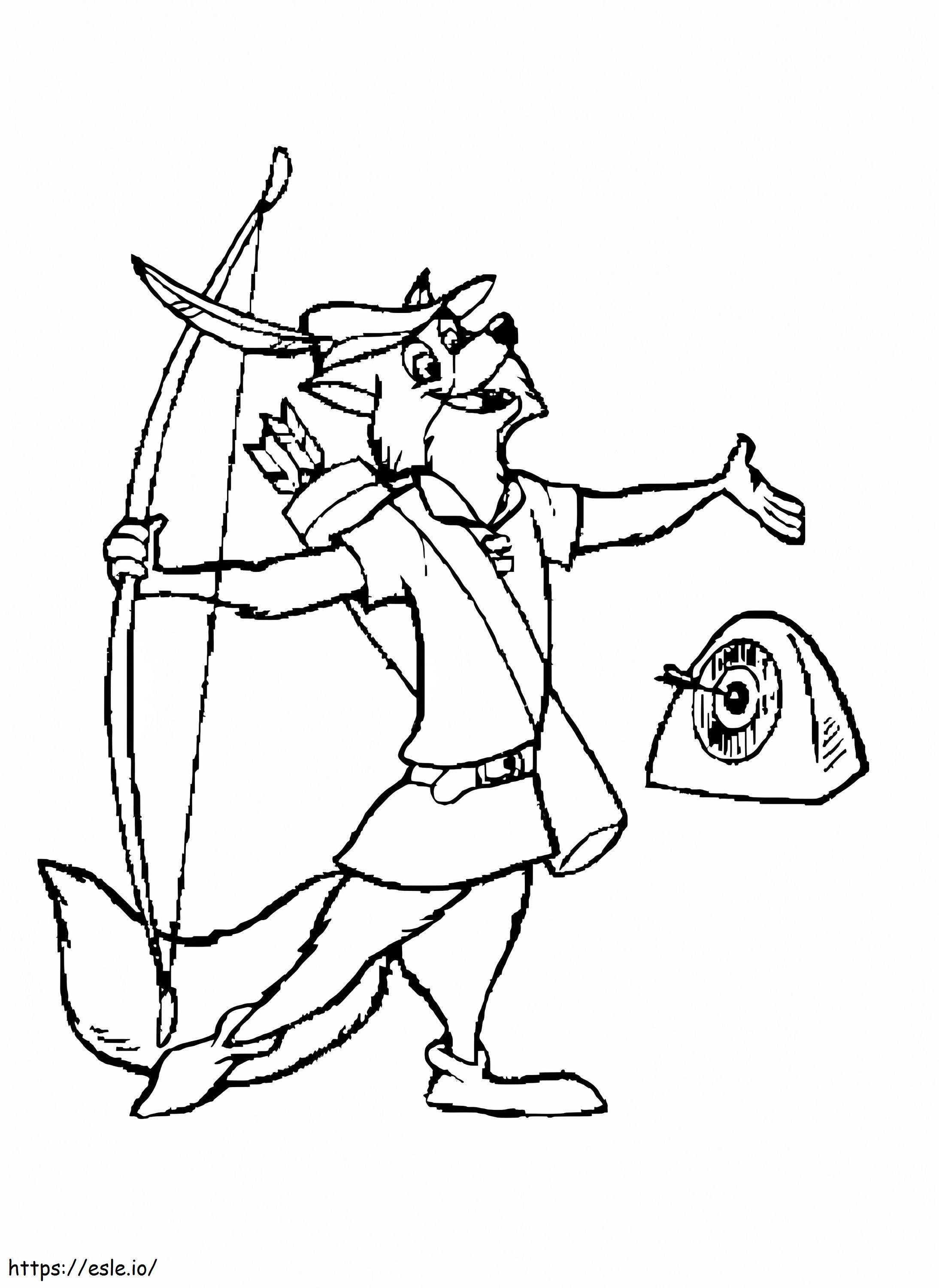 Robin Hood 11 coloring page