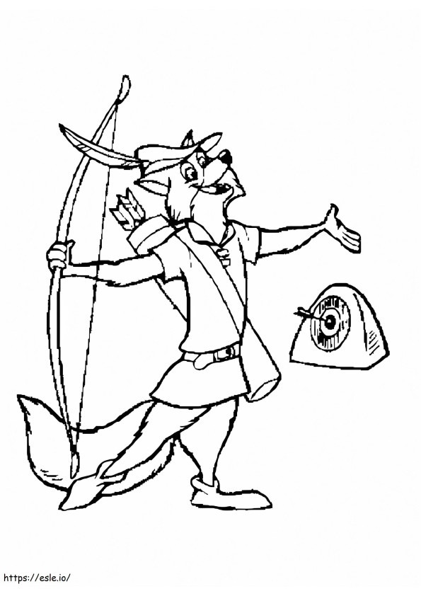 Robin Hood 11 coloring page