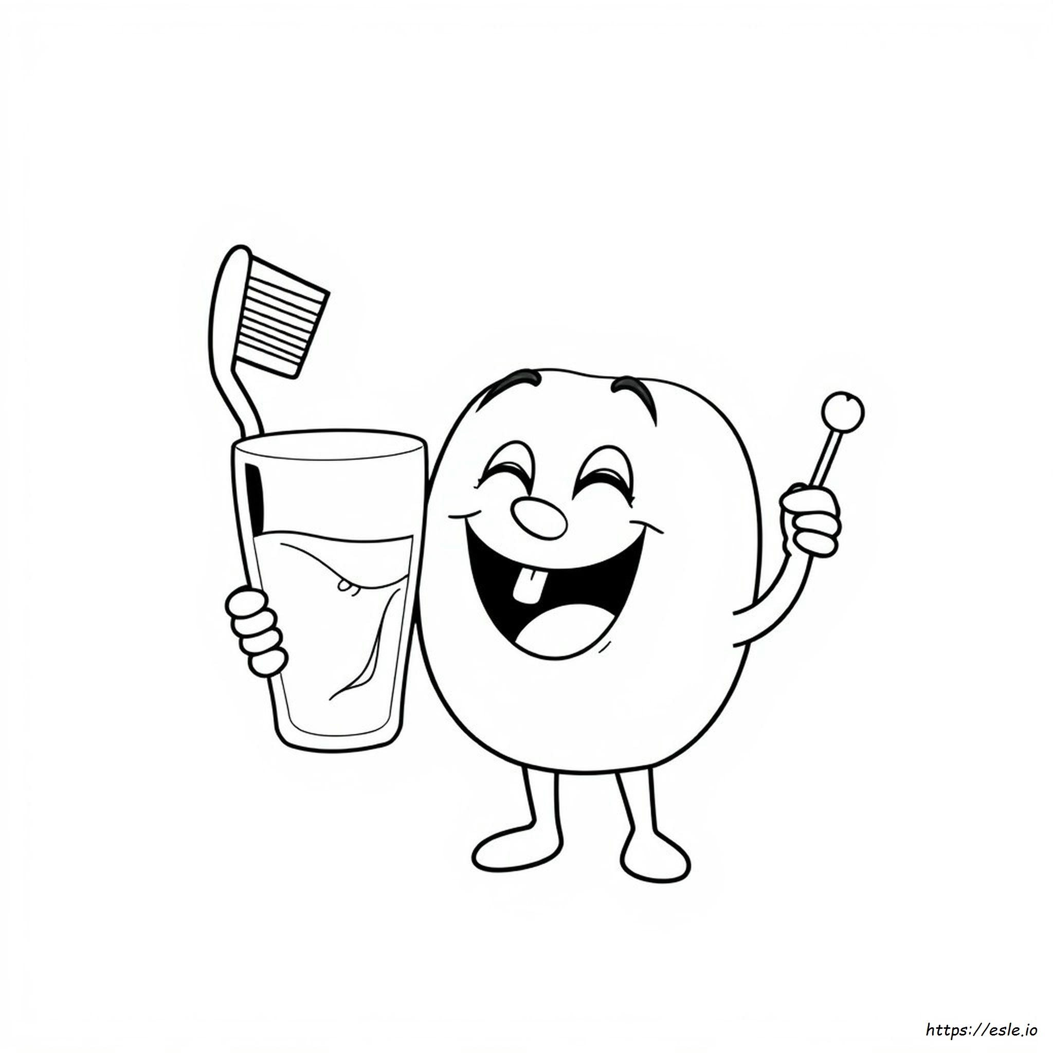 Dental Health Coloring Pages Preschool