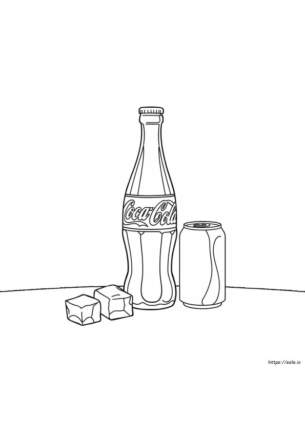 Kolorowanka Coca-Cola Butelka