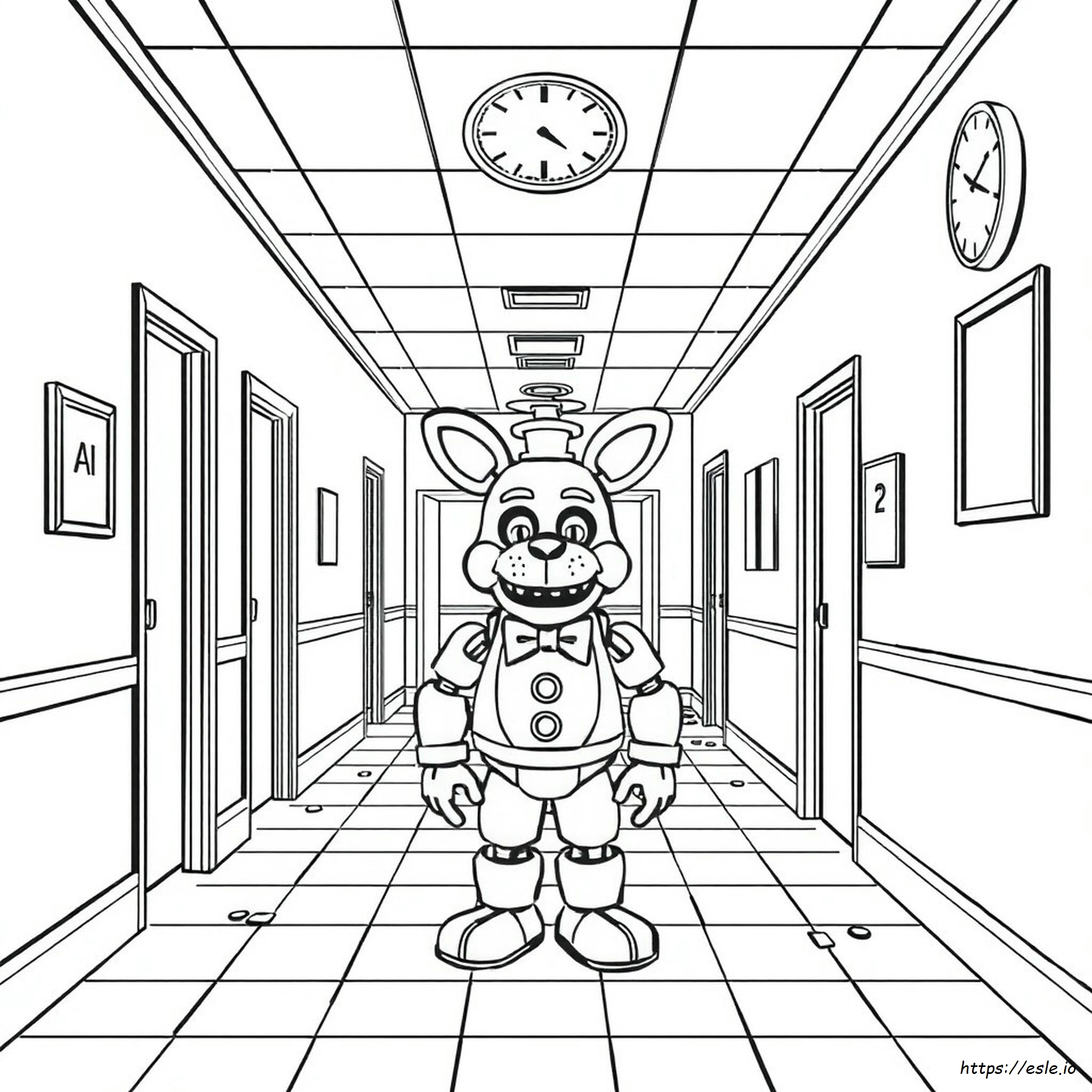 Five Nights At Freddy Colouring