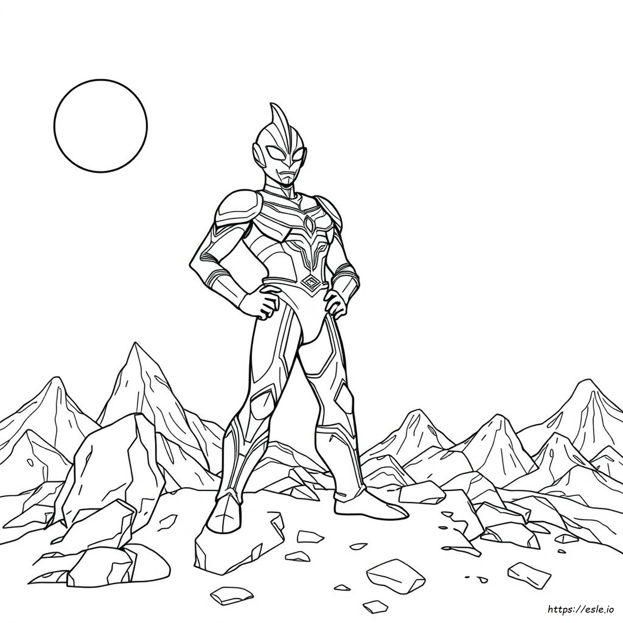 Ultraman Z Colouring Pages