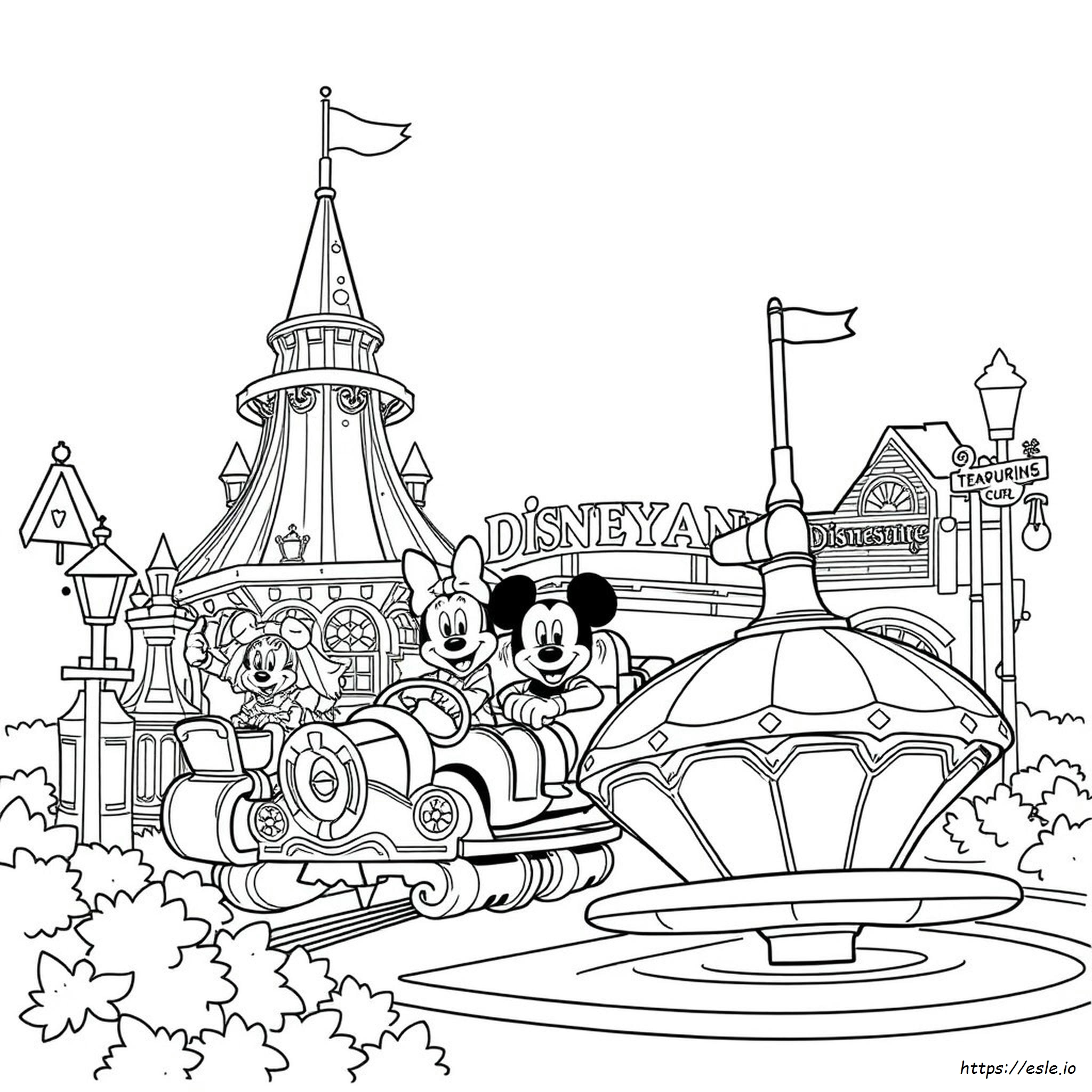 Disneyland Rides Coloring Pages