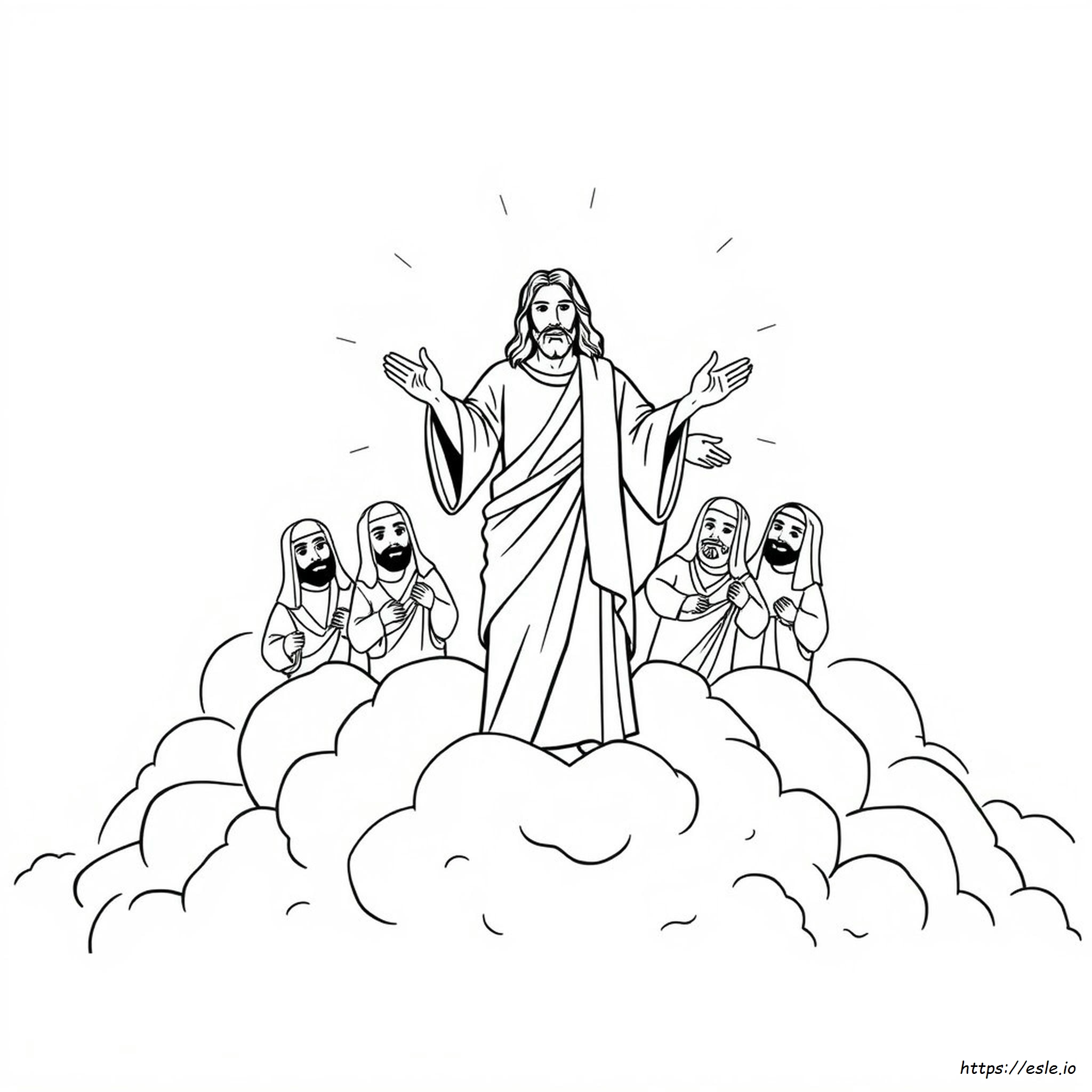 Jesus Returns Coloring Pages