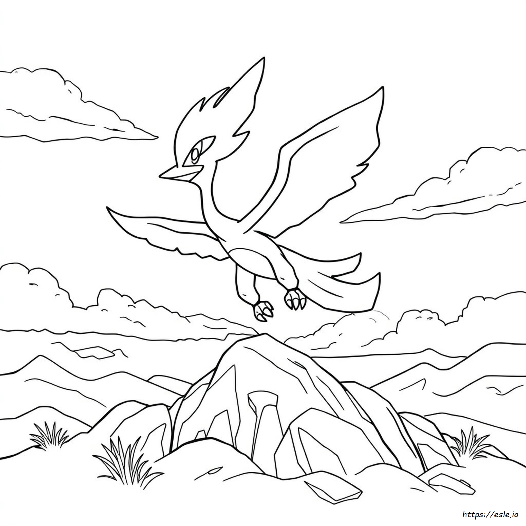 Talonflame Pokemon Coloring Page