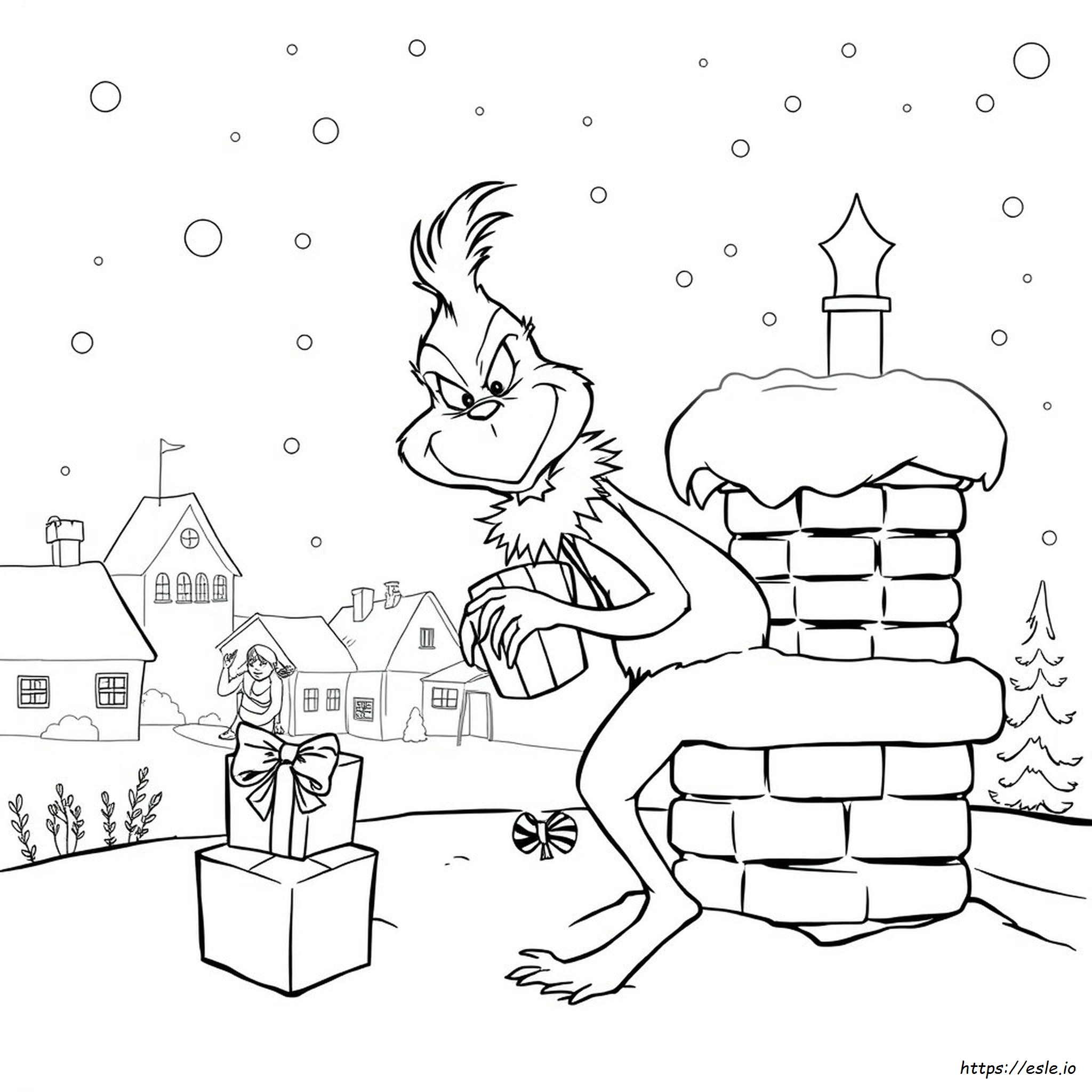 The Grinch Coloring Page Pdf Free Download