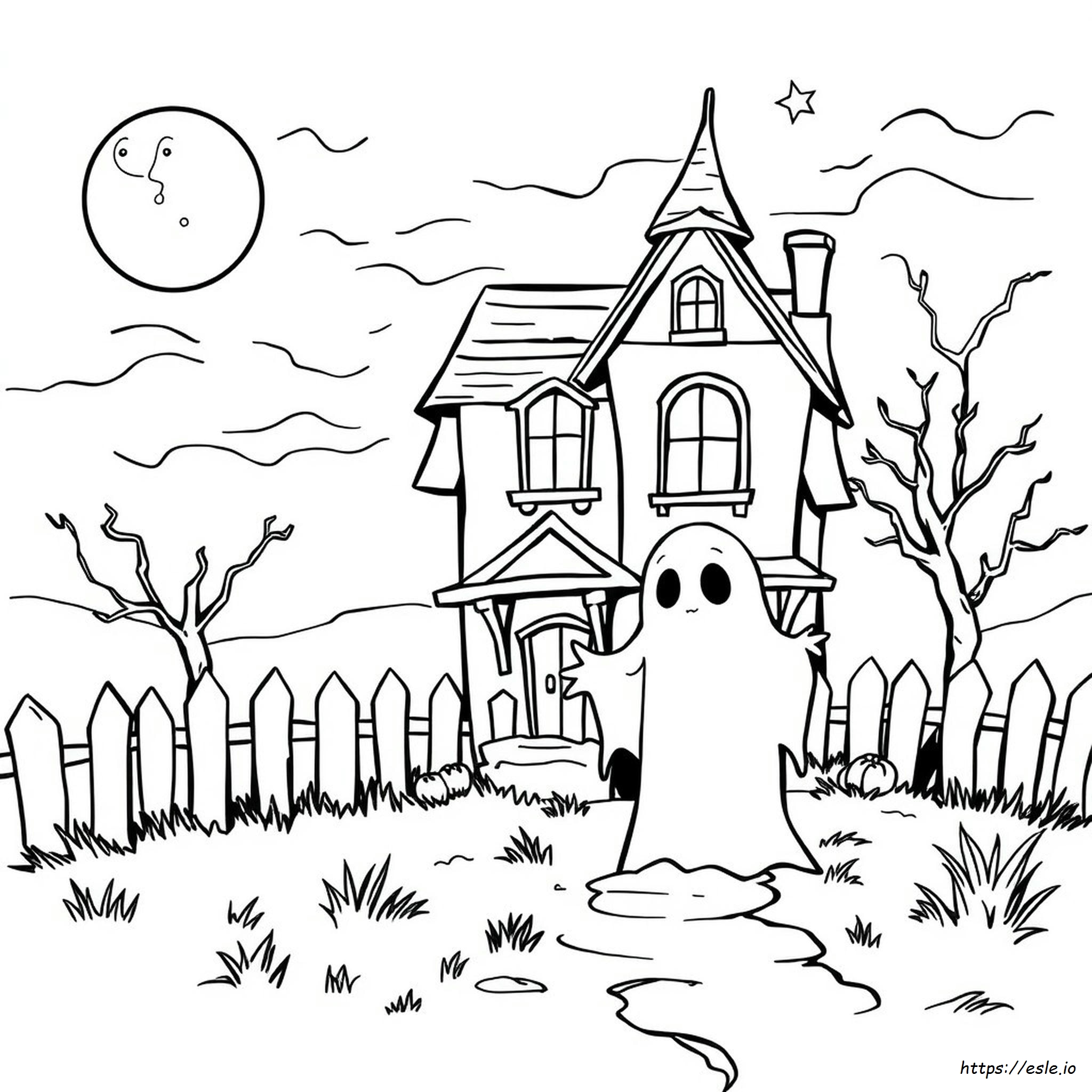 Free Spooky Coloring Pages