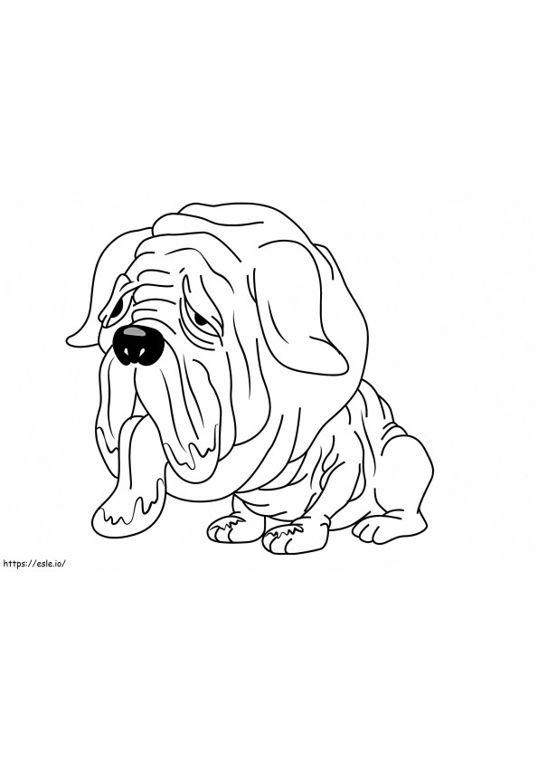 Maggoty Mastiff Ugglys Pet Shop värityskuva