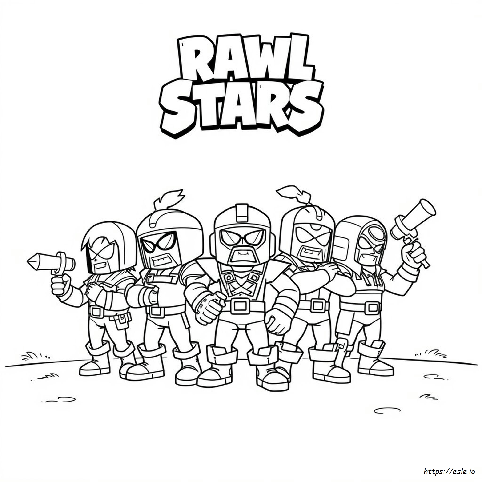 Free Printable Brawl Stars Coloring Pages