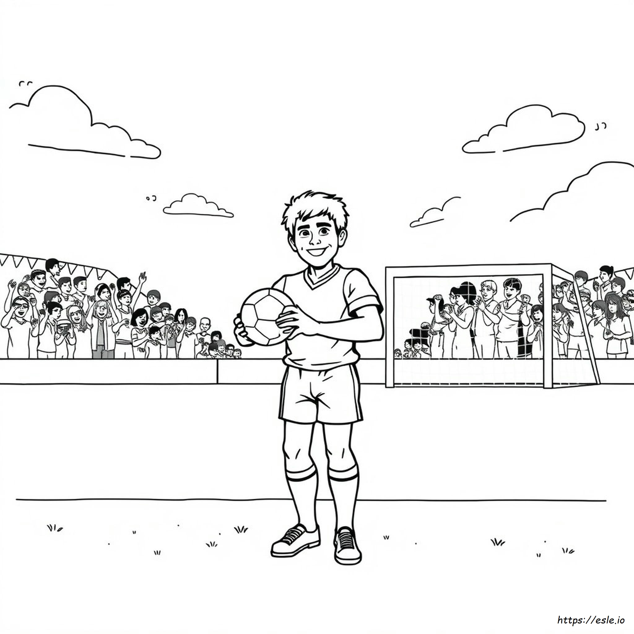 Maradona Kleurplaat kleurplaat