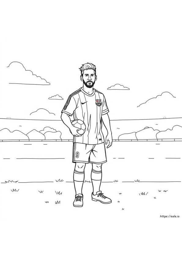 Kolorowanka Lionel Messi