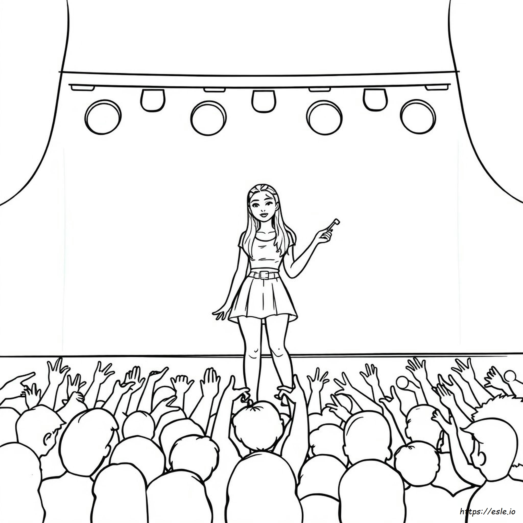 Ariana Grande Coloring Pages Printable