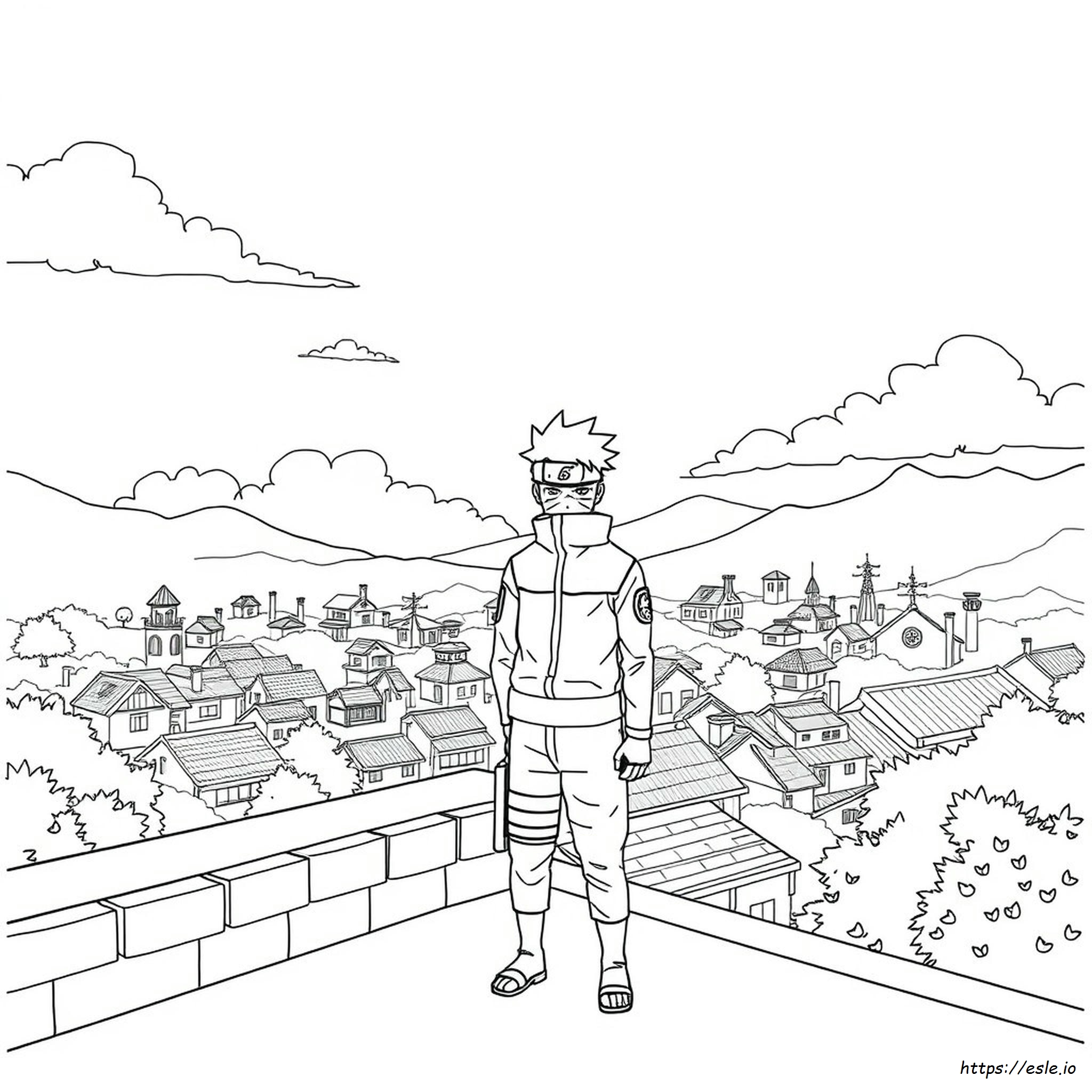 Kakashi Naruto Coloring Pages