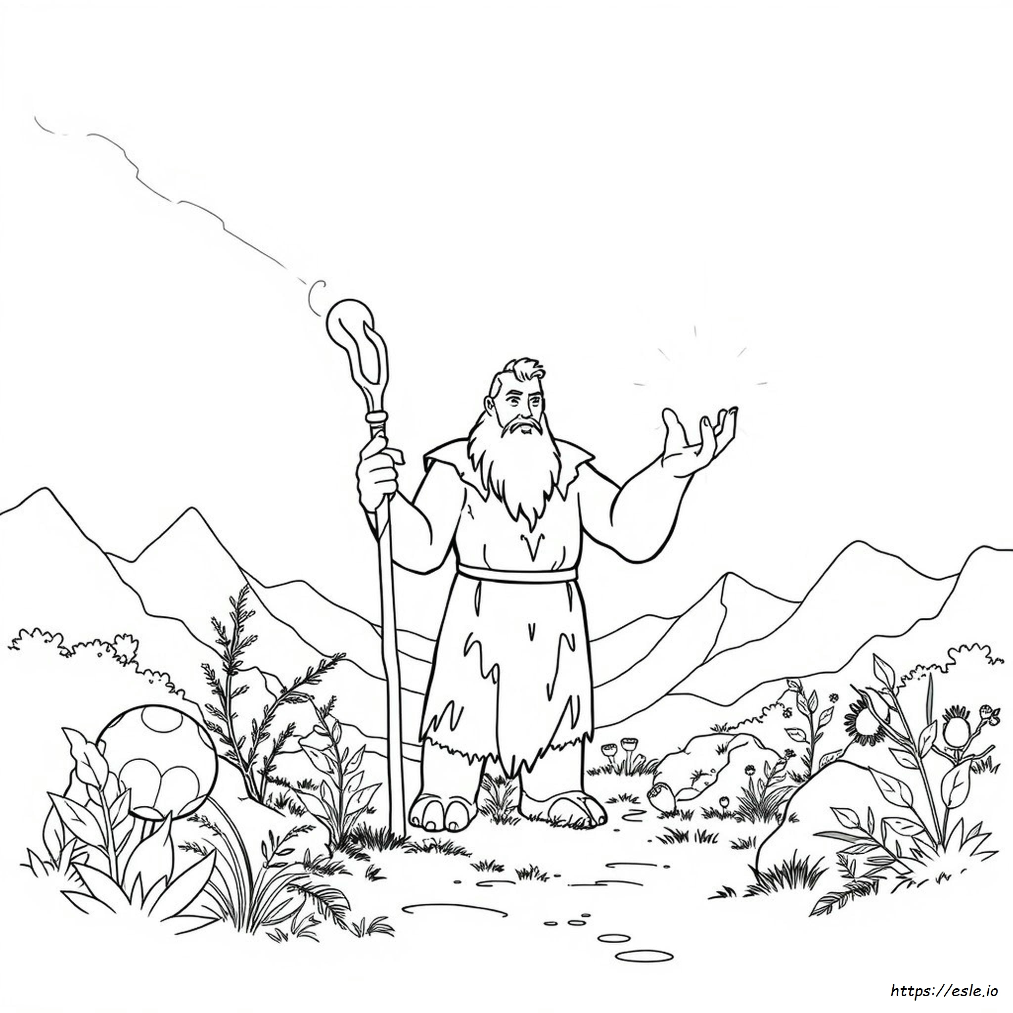 Frozen 2 Earth Giant Coloring Page