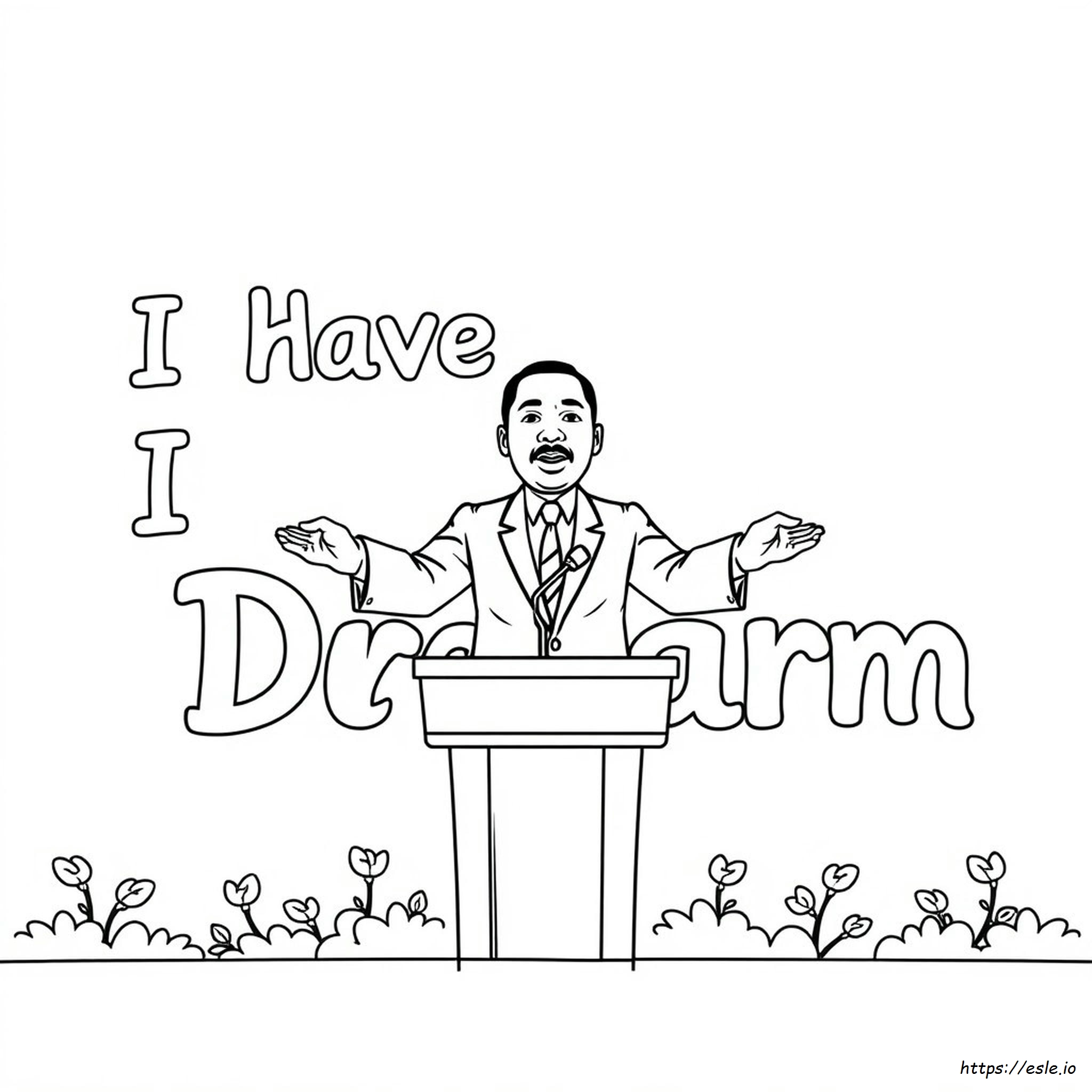 Mlk Jr Coloring Page Free