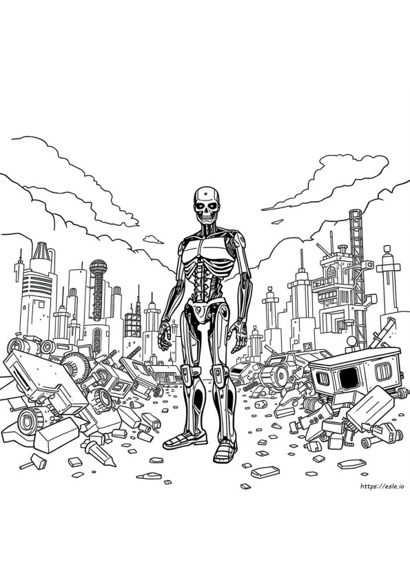 Terminator Kleurplaten