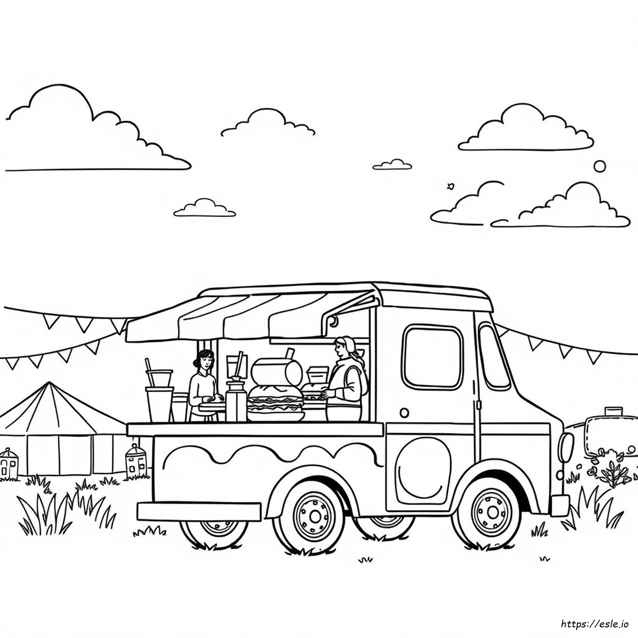 Food Truck Coloring