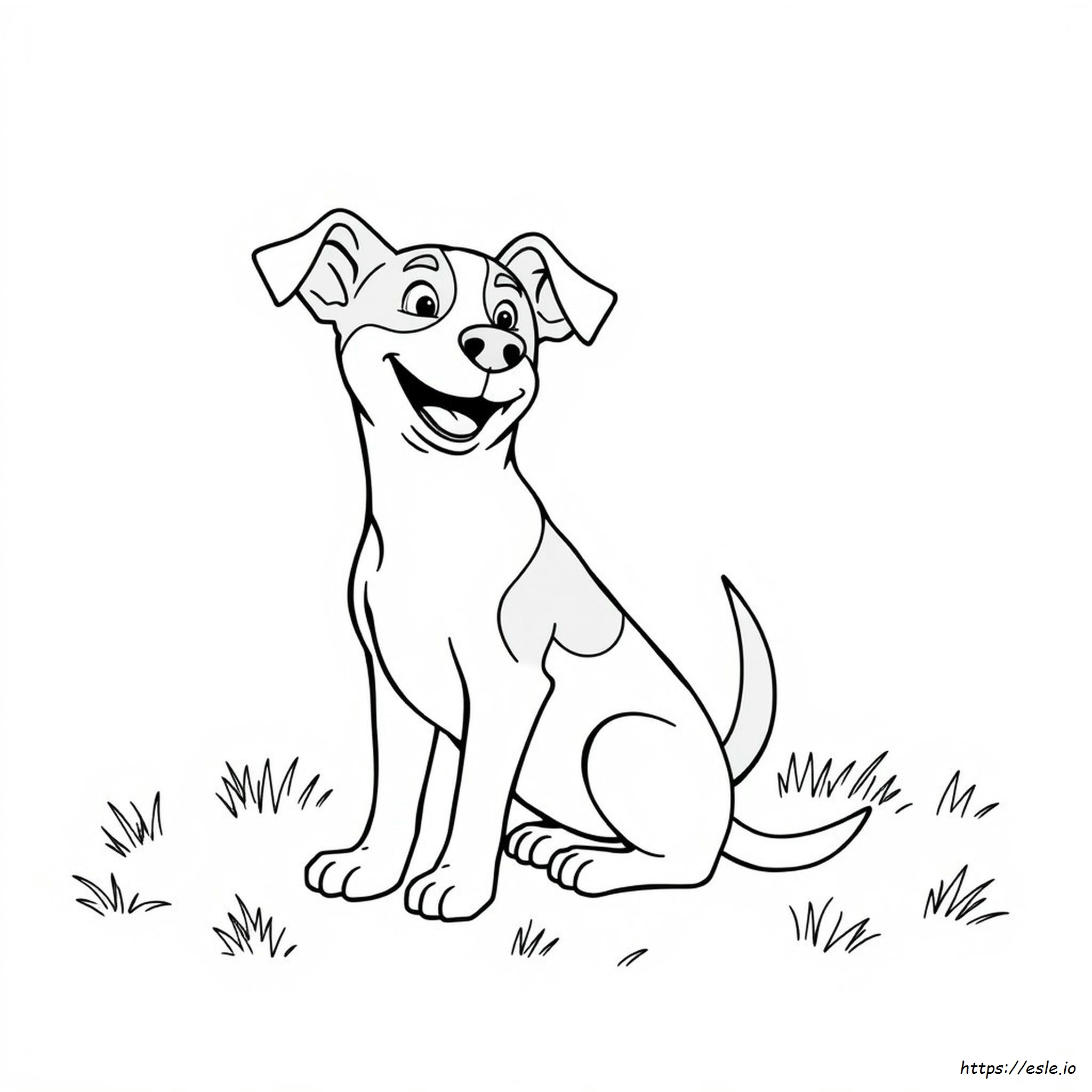 Jack Russell Coloring Page