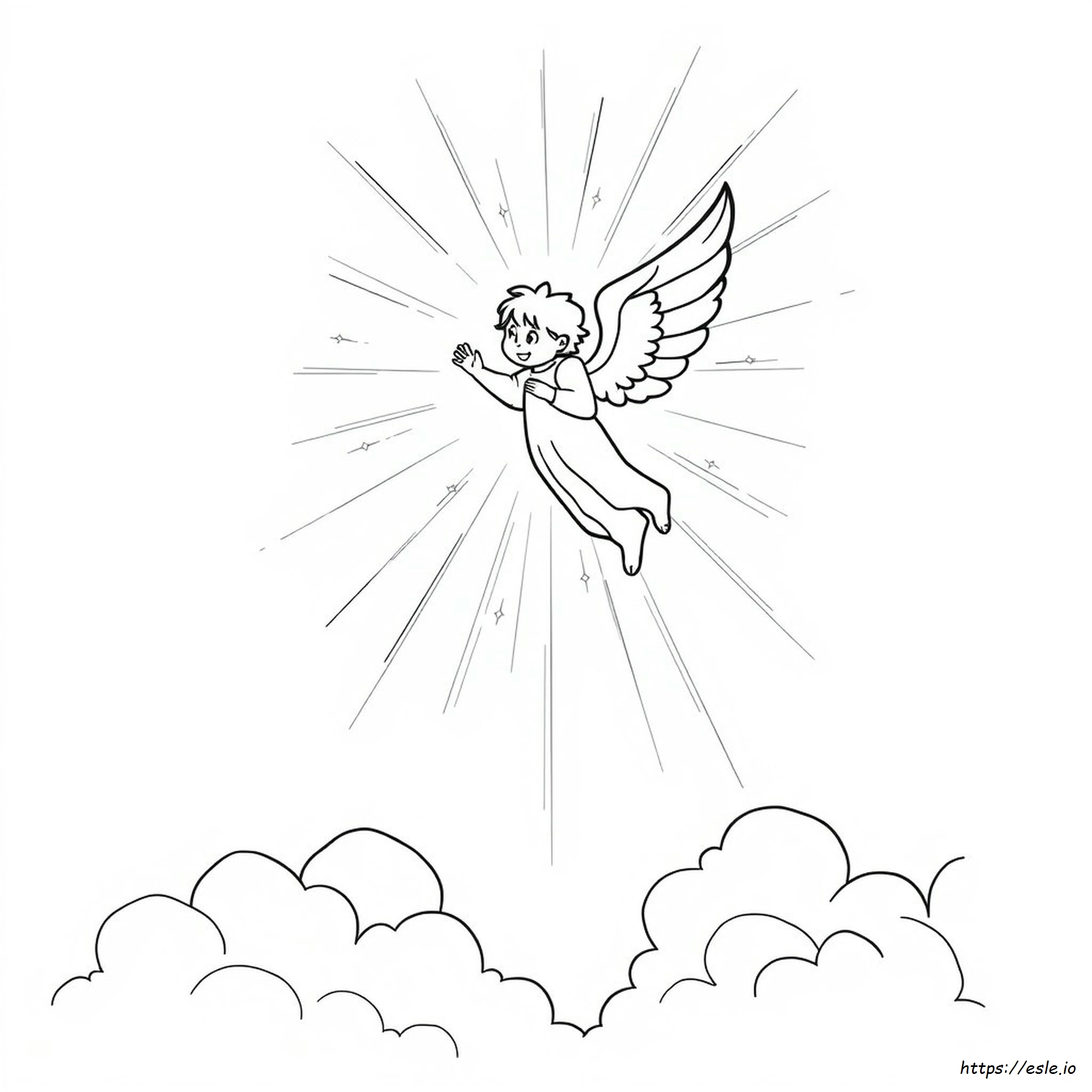 Ascension Coloring Page