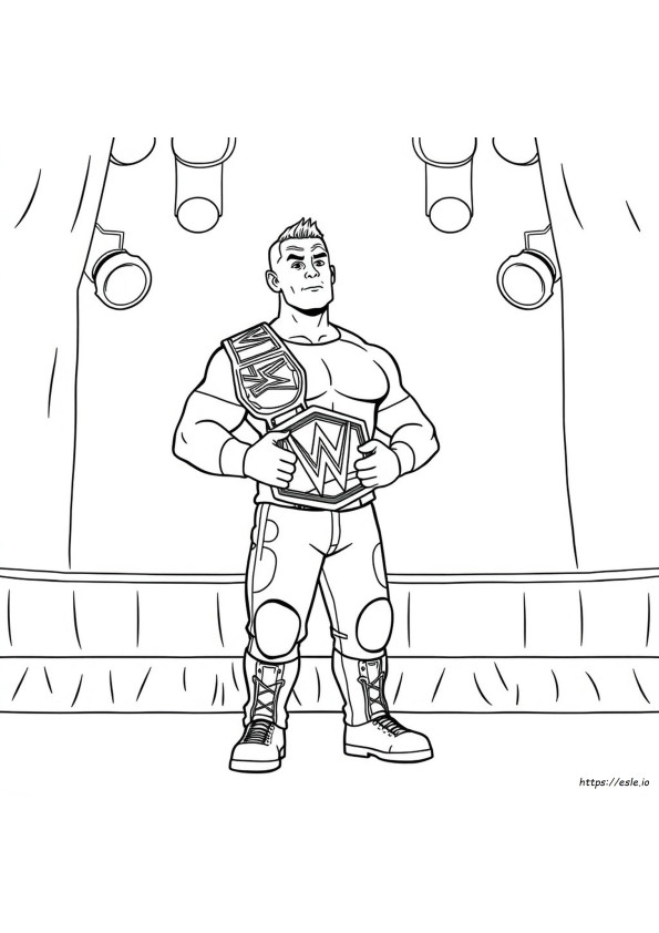 Kolorowanka John Cena