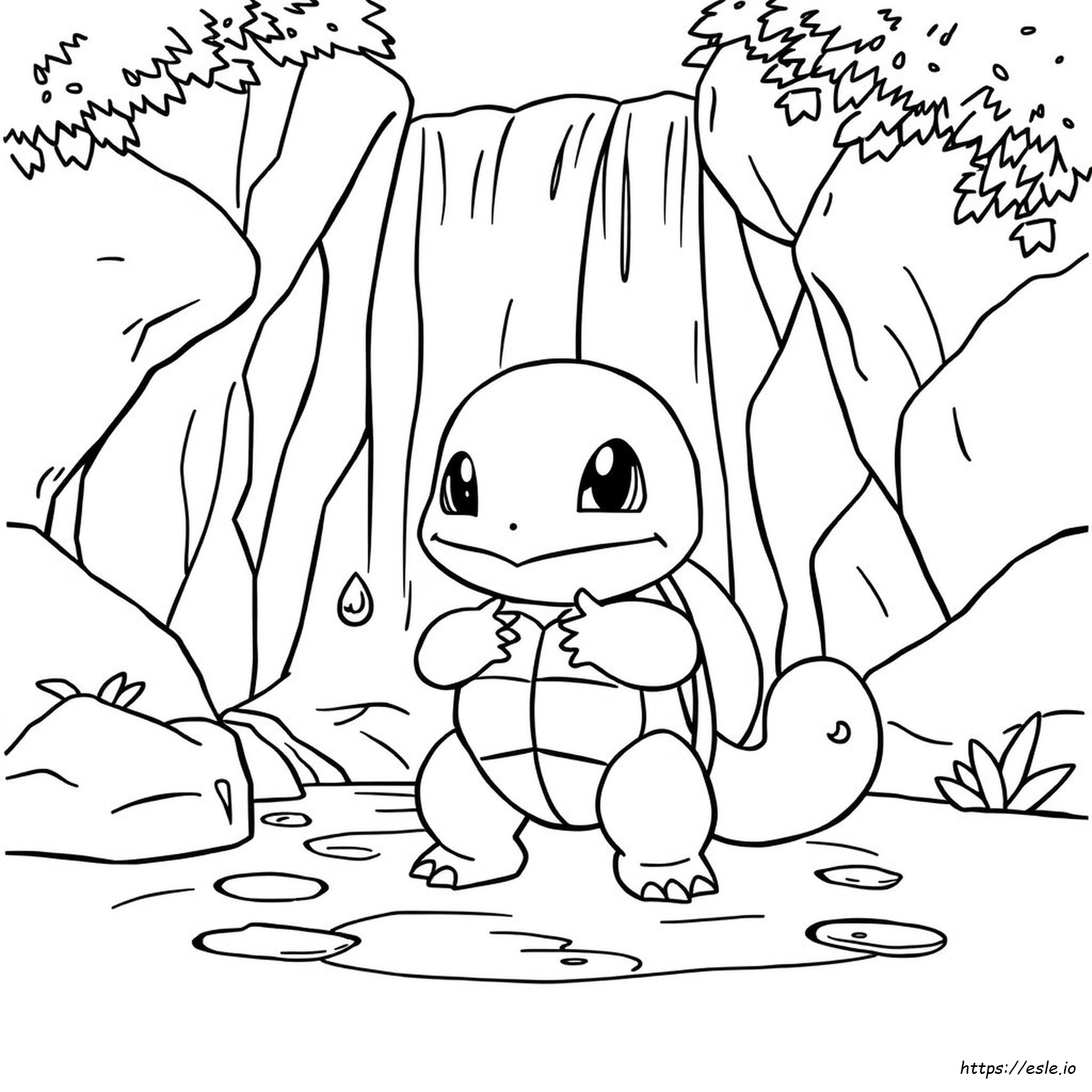 Pokemon Squirtle Coloring Pages