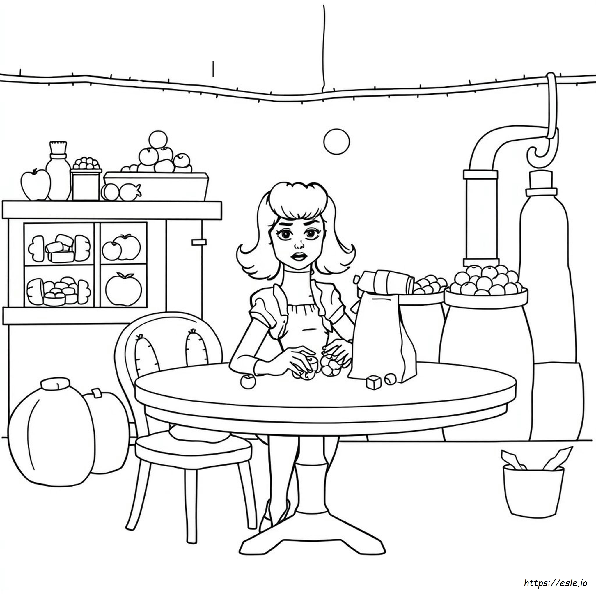 Veruca Salt Coloring Page