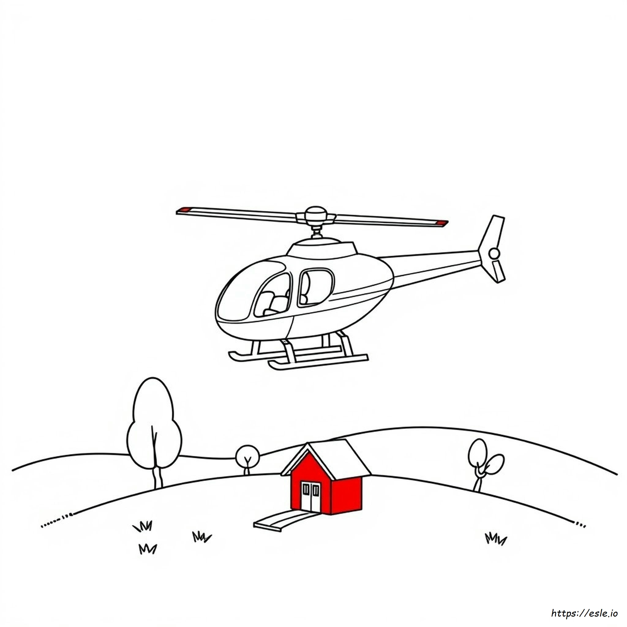 Helicopter Coloring Pages Pdf