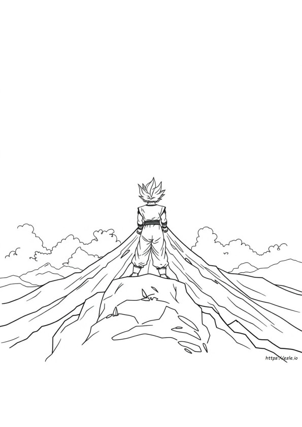 Super Vegeta Coloring Pages