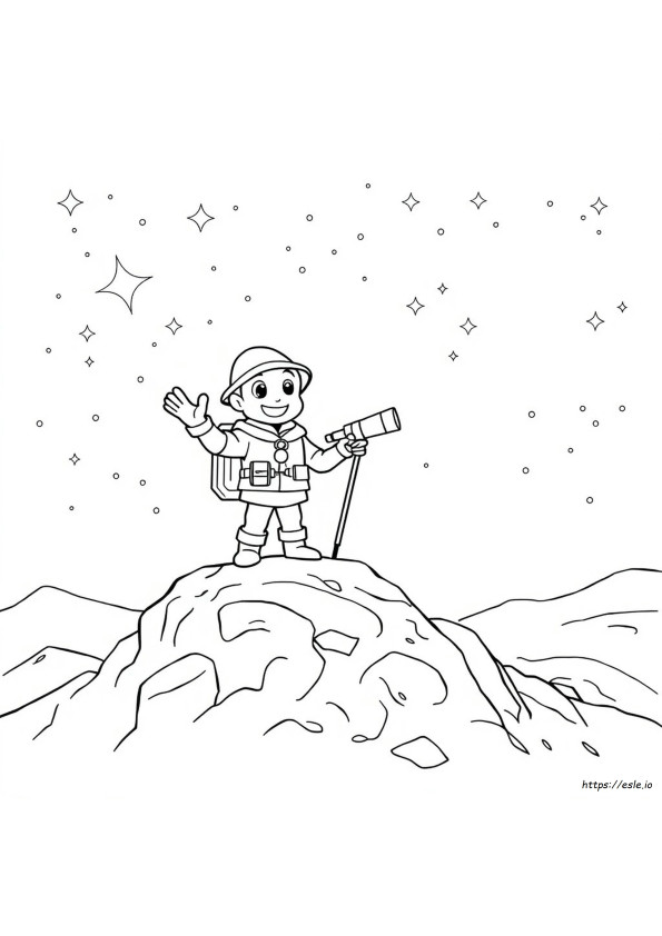 Coloriage Étoile De Scout